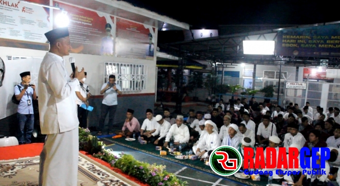 Lapas Bagansiapiapi Peringati Malam Nuzulul Quran Bersama Warga Binaan dan Anak Yatim